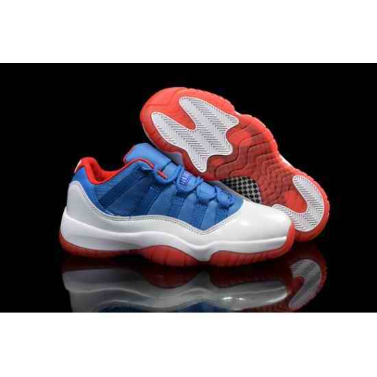 Air Jrodan 11 Retro 2015 Low Cut Men Shoes Blue White Red